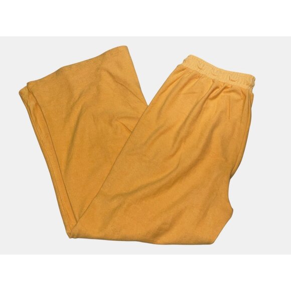 Fashion Nova Yellow Wide-Leg Drawstring Waist Casual Pants Sz 2XL Womens Elastic - Picture 12 of 14